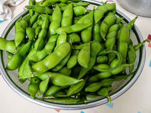 枝豆収穫 うまい!!